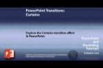 PowerPoint Transitions: Curtains