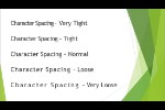 Character Spacing in PowerPoint 2013