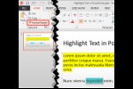 Copy and Remove Highlighting for Text in PowerPoint 2013