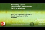 Formatting Arrows (Arrowheads) in PowerPoint 2013 for Windows
