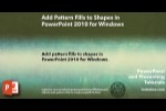 Add Pattern Fills to Shapes in PowerPoint 2010 for Windows