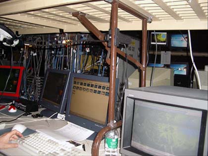 Typical Backstage setup for advanced graphics