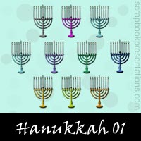 Hanukkah Scrapbook Embellishments