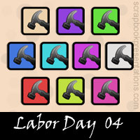 Labor Day Embellishments