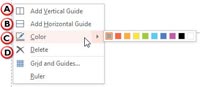 Guide Options in PowerPoint 2013 for Windows