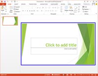Widescreen Defaults in PowerPoint 2013 for Windows