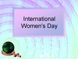 International Women's Day PowerPoint Presentation